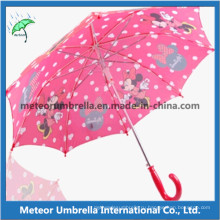 19inches Прямая автоматическая открытая печать Cute Children Umbrella